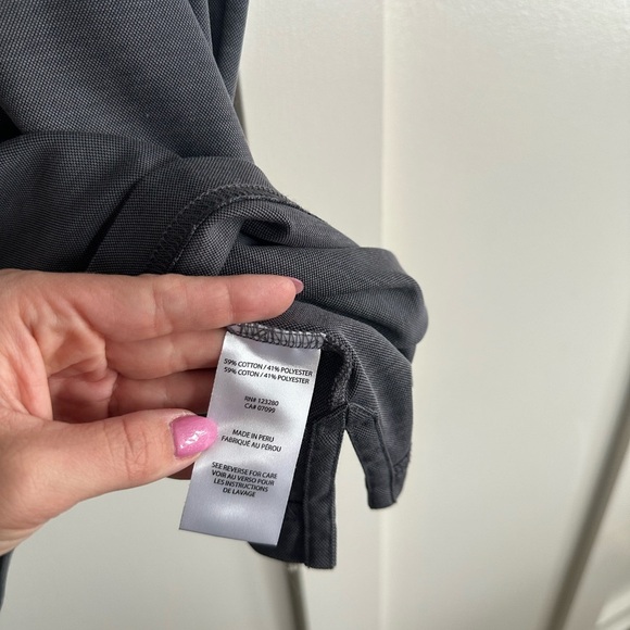 Men's Travis Matthew Gray Polo Shirt - Picture 4 of 4